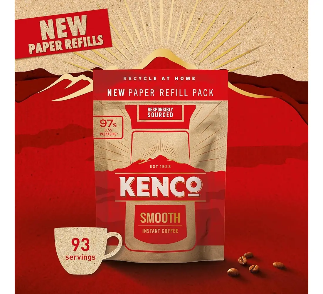 Kenco Smooth Instant Coffee Refill 150g x 5 (750g Total) - Image 3