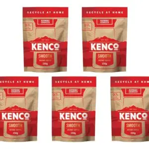 Kenco Smooth Instant Coffee Refill 150g x 5 (750g Total)