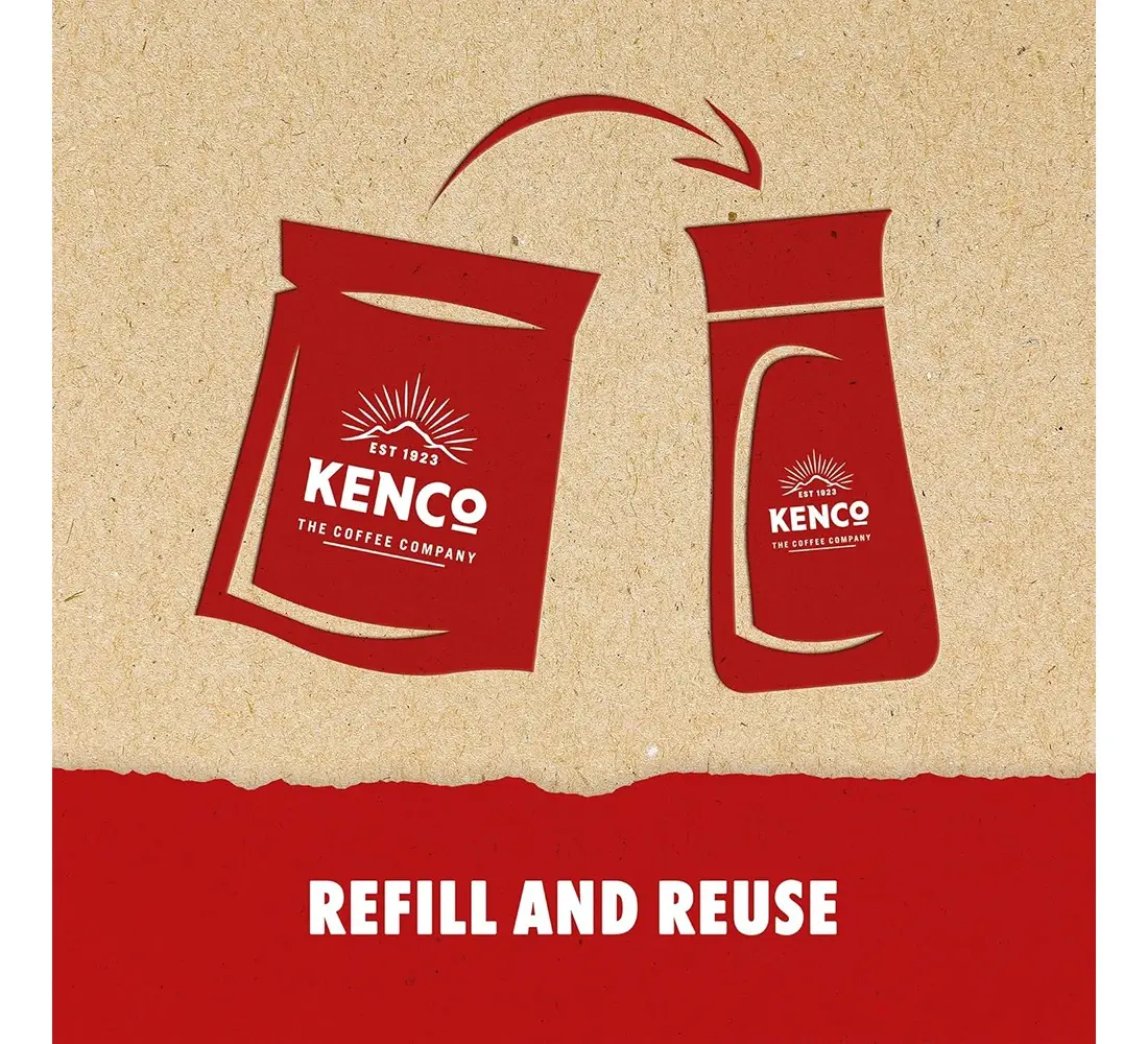 Kenco Smooth Instant Coffee Refill 150g x 5 (750g Total) - Image 4